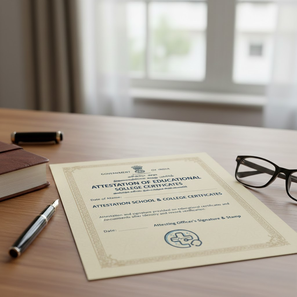 Attestation of School & College Certificates